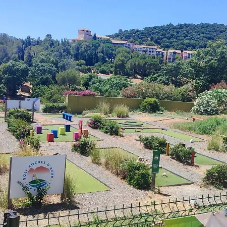아파트 Au Petit Paradis A Cap Esterel Avec Grande Terrasse Vue